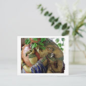 ART101 Ganesha met Heilig Water KALASHA Briefkaart (Staand voorkant)