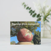 Art2Celebraat: Groeten uit Sunnyvale Briefkaart (Staand voorkant)