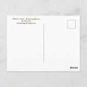 Art2Celebraat: Zonnige zomerzonsondergang! Briefkaart (Achterkant)