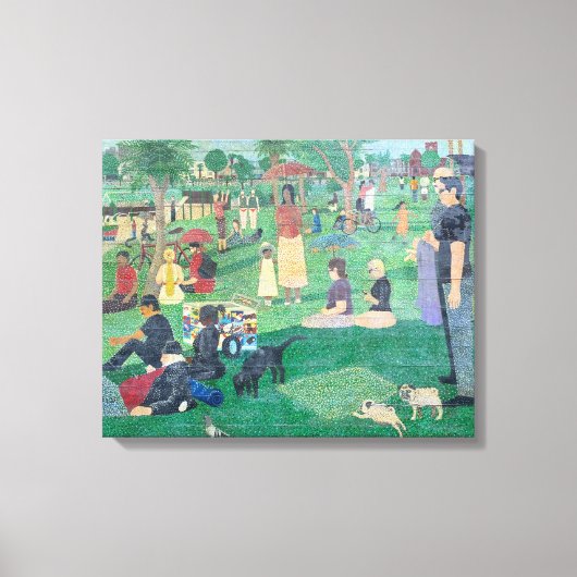 art2Celebrate: een zondagmiddag in Dolores Park Canvas Afdruk (Voorkant)