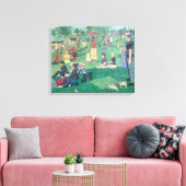 art2Celebrate: een zondagmiddag in Dolores Park Canvas Afdruk (Insitu (Woonkamer))