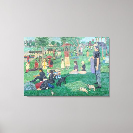 art2Celebrate: een zondagmiddag in Dolores Park Canvas Afdruk (Voorkant)