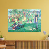 art2Celebrate: een zondagmiddag in Dolores Park Canvas Afdruk (Insitu (Woonkamer))