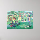 art2Celebrate: een zondagmiddag in Dolores Park Canvas Afdruk (Voorkant)