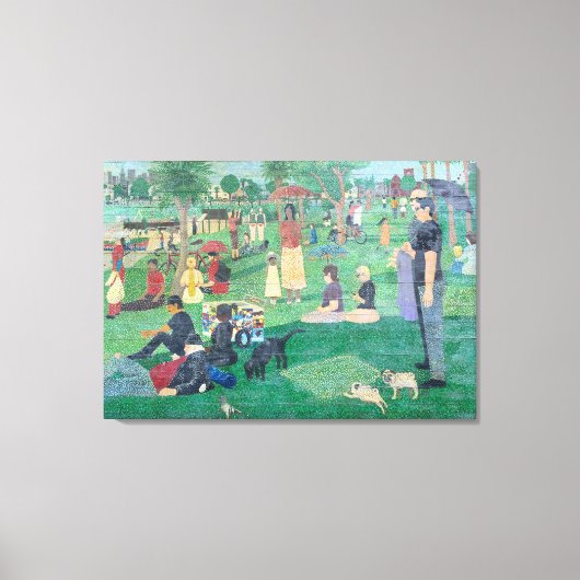 art2Celebrate: een zondagmiddag in Dolores Park Canvas Afdruk (Voorkant)