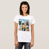 Art4Literacy, FUNetix, schilderijen T-Shirt (Voorkant volledig)
