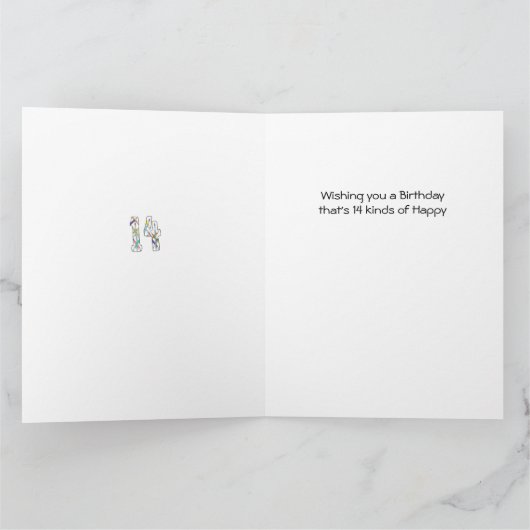Art. 14e Birthday Kaart (Binnen)