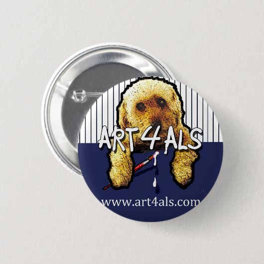 ART 4 ALS Button Pinstripe (Voorkant /achterkant)