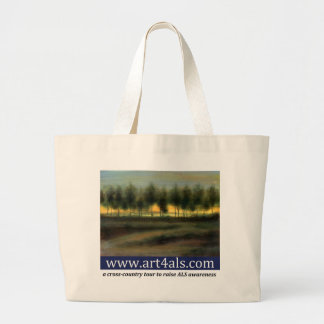 ART. 4 ALS-canvas tas met "Franse bomen #2"