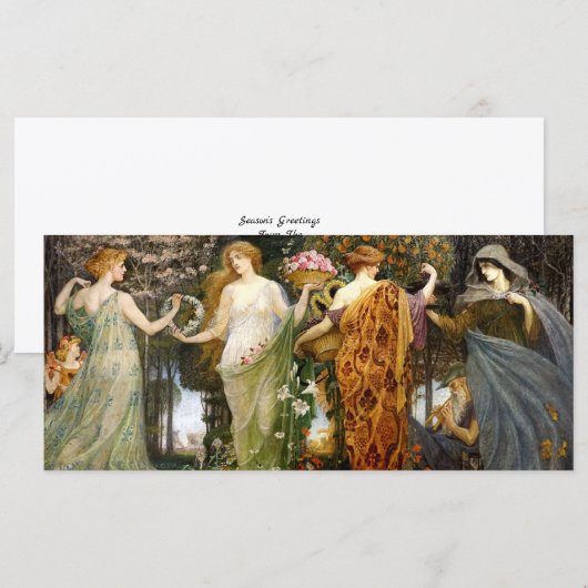 art. 4-serie van Walter Crane (Voorkant / Achterkant)