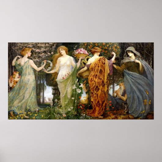  art. 4-serie van Walter Crane Poster (Voorkant)