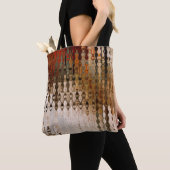art abstract colorful geometric intersection backg tote bag (Dichtbij)