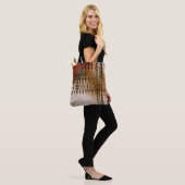 art abstract colorful geometric intersection backg tote bag (Op model)