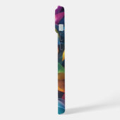🎨 Art Abstract Energiezuinig iPhone Hoesje (Linkerkant)