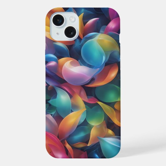 🎨 Art Abstract Energiezuinig iPhone Hoesje (Achterkant)