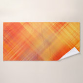 art abstract geometric diagonal lines pattern, blu badhanddoek (Badhanddoek)