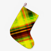 art abstract geometric diagonal pattern background kleine kerstsok (Voorkant (Hangend))