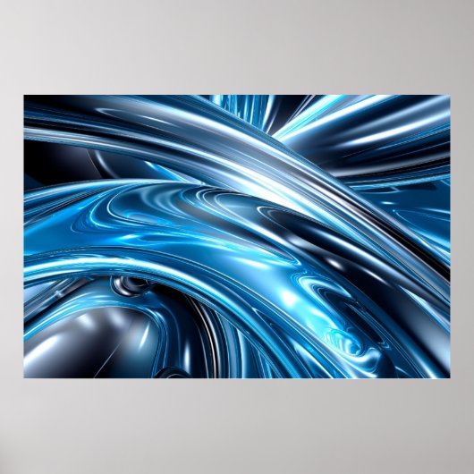 Art Abstract nr. 2 Poster (Voorkant)