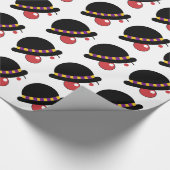 Art Abstracte Clown Birthday Cadeaupapier (Hoek)