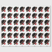 Art Abstracte Clown Birthday Cadeaupapier (Vlak)