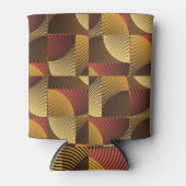 Art Abstracte geometrische getextureerde achtergro Blikjeskoeler (Voorkant)