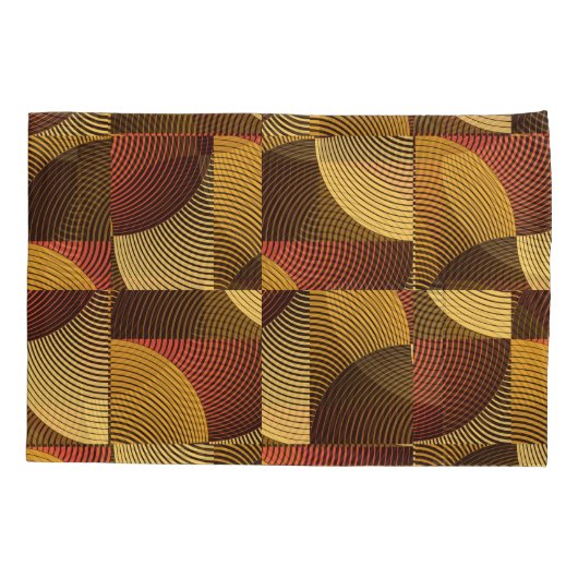 Art Abstracte geometrische getextureerde achtergro Kussensloop (Achterkant)