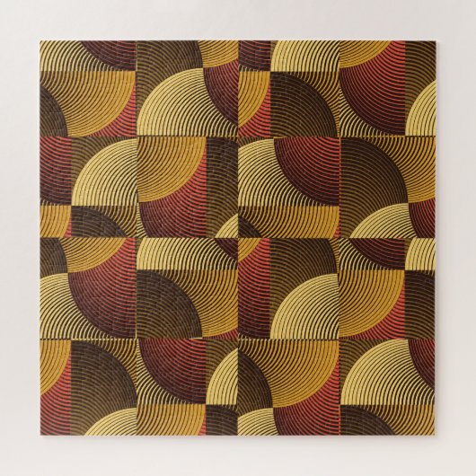 Art Abstracte geometrische getextureerde achtergro Legpuzzel (Horizontaal)