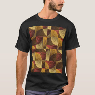 Art Abstracte geometrische getextureerde achtergro T-shirt