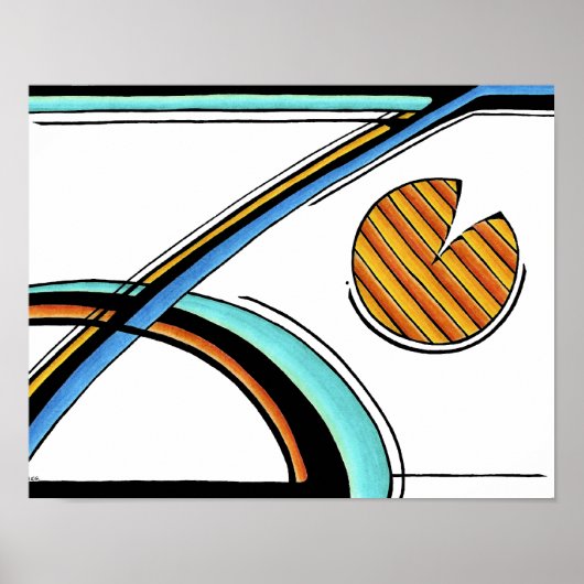Art afdrukken Retro Poster (Voorkant)
