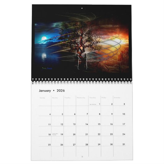 Art Agenda 2016 Kalender (Jan 2026)