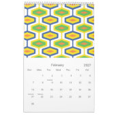 Art Agenda 2017 Retro Kalender (Feb 2027)