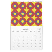 Art Agenda 2017 Retro Kalender (Jan 2027)