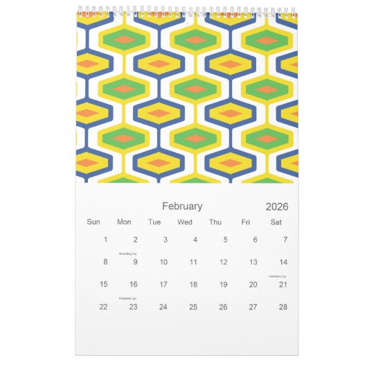 Art Agenda 2017 Retro Kalender (Feb 2026)