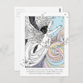 Art Angel Briefkaart (Voorkant / Achterkant)