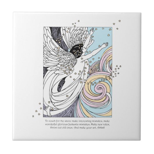 Art Angel Tegeltje (Voorkant)