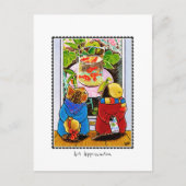 'Art Appreciation' Kunstliefhebbers Cat gepersonal Briefkaart (Voorkant)