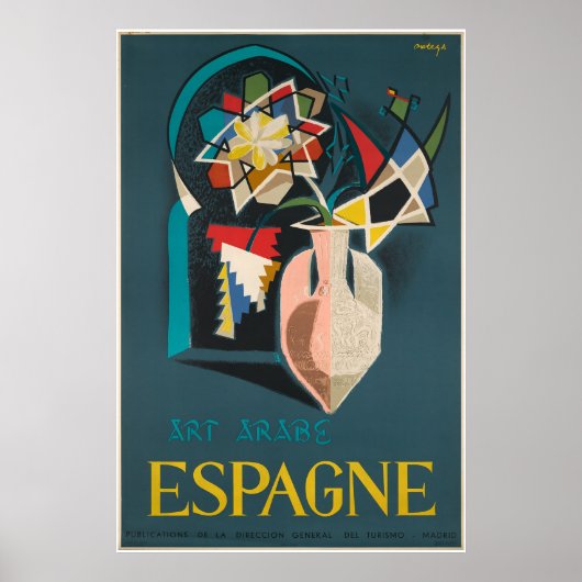Art Arabe, Espagne, Vintage Poster (Voorkant)
