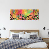 Art Attack Uitgerekt Canvas Print (Insitu (Slaapkamer))