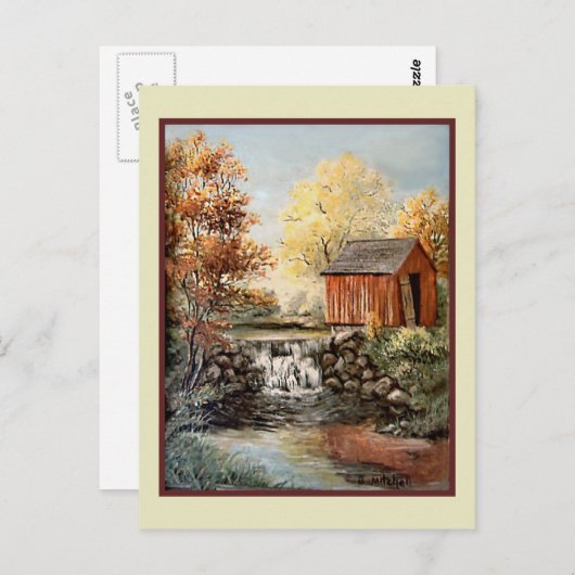 art. B. Mitchell Briefkaart (Voorkant / Achterkant)