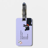 Art Bagagelabel: Scotty Dog en Seagull John Dyer Bagagelabel (Achterkant verticaal)