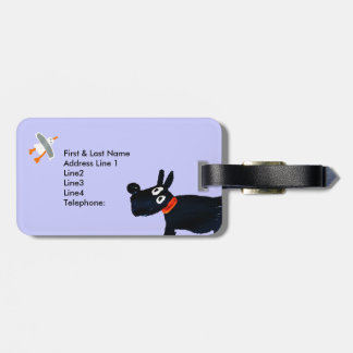 Art Bagagelabel: Scotty Dog en Seagull John Dyer Bagagelabel