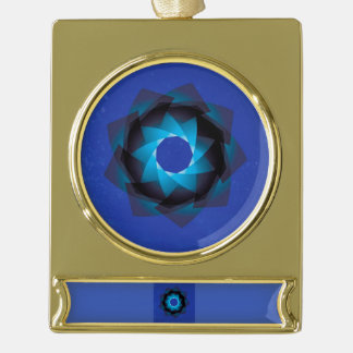 Art Banner-Ornament Verguld Banner Ornament