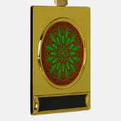 Art Banner-Ornament Verguld Banner Ornament (Rechts)