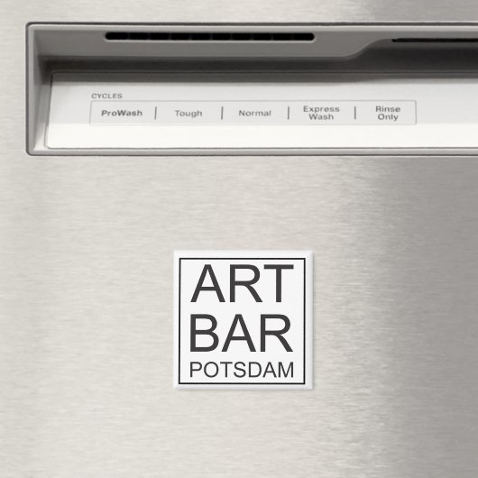 ART & Bar Potsdam Magnet Button by ARTCommerz (Insitu (Vaatwasser))