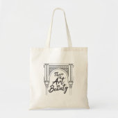 Art Beauty Quote Tote Bag (Voorkant)