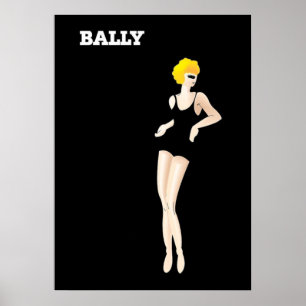  Art Bernard Villemot Bally Shoes Poster