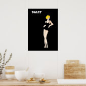  Art Bernard Villemot Bally Shoes Poster (Keuken)
