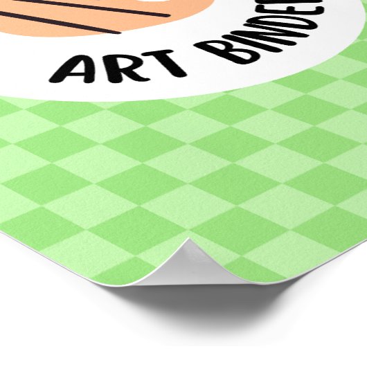 art binder insert - teacher organization poster (Hoek)