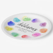 Art Birthday-Borden, Borden voor verf-vogeldagpapi Papieren Bordje (Gekanteld)