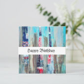 Art Birthday Kaart (Staand voorkant)